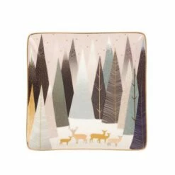 Sara Miller Frosted Pines Collection Set Of 3 Square Dishes 10 Sara Miller Frosted Pines Collection Set Of 3 Square Dishes -HARTS OF STUR Sales SMFP79247 XG Sara Miller Frosted Pines Collection Set of 3 Square Dishes 2