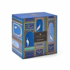 Sara Miller India Collection Tea Pot Lattice Window's Indigo -HARTS OF STUR Sales SMII78923 XG Sara Miller India Collection Tea Pot Lattice Windows Indigo 5