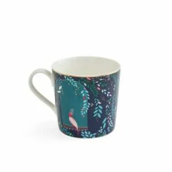 Sara Miller India Collection Mug Giraffe's Courtyard Midnight -HARTS OF STUR Sales SMIM78914 XG Sara Miller India Collection Mug Giraffes Courtyard Midnight 2