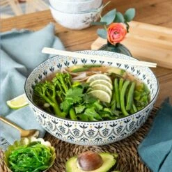 Sara Miller Artisanne Noir Set Of 2 Large Bowls -HARTS OF STUR Sales SMN79425XD Sara Miller Artisanne Noir Large Bowl Set of 2 5