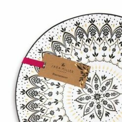 Sara Miller Artisanne Noir Mandala Medium Serving Bowl 9 Sara Miller Artisanne Noir Mandala Medium Serving Bowl -HARTS OF STUR Sales SMNM79422XT Sara Miller Artisanne Noir Medium Serving Bowl Mandala 3