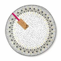 Sara Miller Artisanne Noir Mandala Large Serving Bowl 8 Sara Miller Artisanne Noir Mandala Large Serving Bowl -HARTS OF STUR Sales SMNM79423XT Sara Miller Artisanne Noir Large Serving Bowl Mandala 2