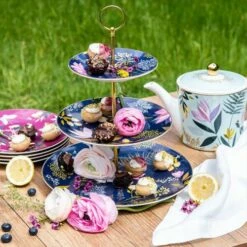 Sara Miller Orchard Sage Teapot -HARTS OF STUR Sales SMOS78923 XG Sara Miller Orchard Sage Teapot 4