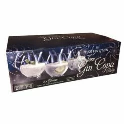 Dartington Party Set Of Six Stemless Copa Gin Glasses -HARTS OF STUR Sales ST317156PK Dartington Copa Party Stemless Gin Glasses 1