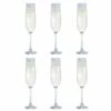 Dartington Six Set Of 6 Flute Glasses -HARTS OF STUR Sales ST326246PK Dartington Six Set Flute Glasses