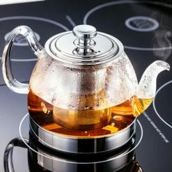 Judge Hob Top Induction 900ml Glass Teapot -HARTS OF STUR Sales TC331 Judge Stove Top Glass Teapot 900ml 3