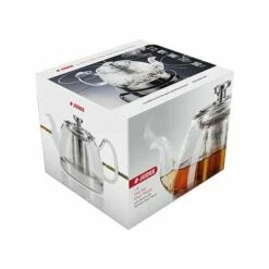 Judge Hob Top Induction 1.2 Litre Glass Teapot -HARTS OF STUR Sales TC348 Judge Kitchen Hob Top Glass Teapot 1 2L 3