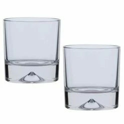 Dartington Dimple Set Of 2 Double Old Fashioned Tumblers