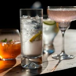 Dartington Dimple Set Of 2 Highball Glasses -HARTS OF STUR Sales TU106P Dartington Dimple Set Highball Glasses 3