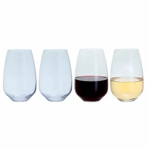 Dartington Cheers! Set Of 4 Stemless Wine Glasses 3 Dartington Cheers! Set Of 4 Stemless Wine Glasses