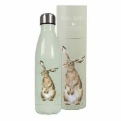 Wrendale Designs Hare Water Bottle -HARTS OF STUR Sales WB001 Wrendale Hare Water Bottle 1