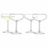 LSA Wine Champagne Saucer 215ml Clear Set Of Four 1 LSA Wine Champagne Saucer 215ml Clear Set Of Four -HARTS OF STUR Sales WI24 G1154 08 301 LSA Wine Champagne Saucer Set Clear