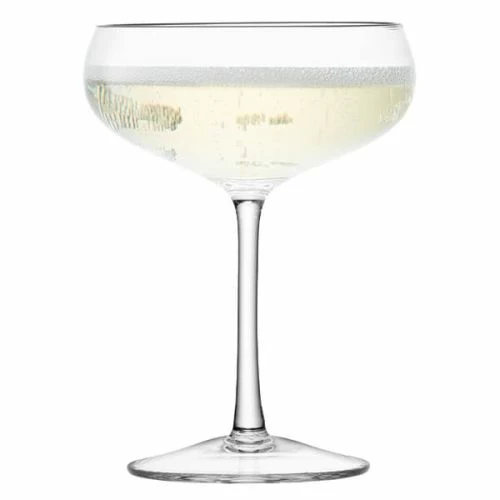 LSA Wine Champagne Saucer 215ml Clear Set Of Four 5 LSA Wine Champagne Saucer 215ml Clear Set Of Four - Image 3
