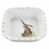Wrendale Designs Square Dish Hare 2 Wrendale Designs Square Dish Hare -HARTS OF STUR Sales WN0556 XL Wrendale Designs Square Dish Hare