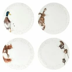 Wrendale Designs Assorted Set Of 10.5 Inch Coupe Plates