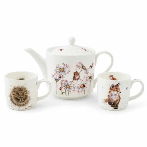 Wrendale Designs Tea For Two Set 3 Wrendale Designs Tea For Two Set