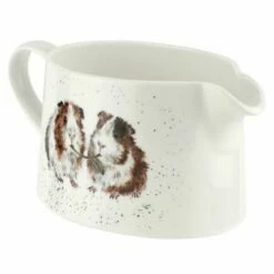 Wrendale Designs Sauce Boat Guinea Pig -HARTS OF STUR Sales WNMV4344 XT Wrendale Designs Sauce Boat Guinea Pig 2