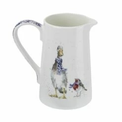 Wrendale Designs Christmas Jug Duck & Robin 6 Wrendale Designs Christmas Jug Duck & Robin -HARTS OF STUR Sales WNOA3921XT Wrendale Designs Christmas Collection Jug Duck And Robin 1