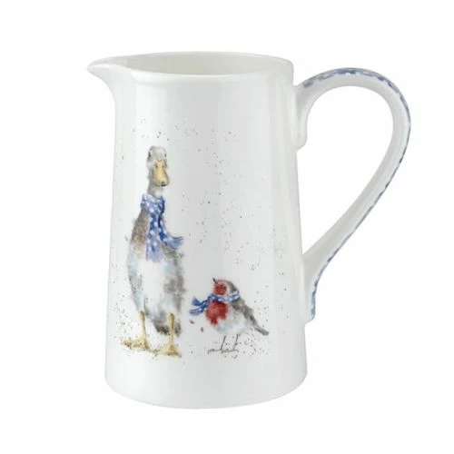 Wrendale Designs Christmas Jug Duck & Robin 3 Wrendale Designs Christmas Jug Duck & Robin