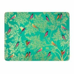Sara Miller Chelsea Collection Set Of 4 Green Placemats 9 Sara Miller Chelsea Collection Set Of 4 Green Placemats -HARTS OF STUR Sales X0010549116 Sara Miller Chelsea Collection Set of 4 Placemats Green 2