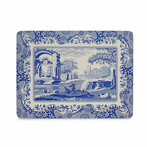 Spode Blue Italian Set Of 6 Placemats 3 Spode Blue Italian Set Of 6 Placemats