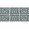 Morris & Co Strawberry Thief Blue Placemats Set Of 6 -HARTS OF STUR Sales X0010568717V Morris And Co Set of Six Strawberry Thief Blue Placemats