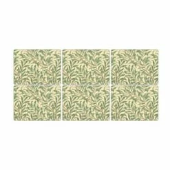 Morris & Co Willow Bough Green Placemats Set Of 6