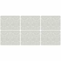 Morris & Co Pure Strawberry Thief Placemats Set Of 6