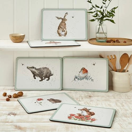 Wrendale Designs Set Of 6 Bee Placemats 4 Wrendale Designs Set Of 6 Bee Placemats - Image 2