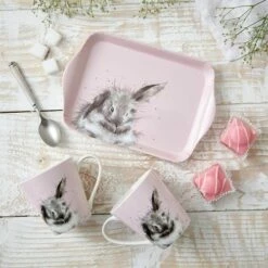 Wrendale Designs Mug & Tray Set Bathtime Rabbit -HARTS OF STUR Sales X0011659113 Wrendale Designs Mug And Tray Set Bathtime Rabbit 3