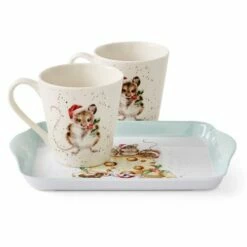 Wrendale Designs Mug And Tray Set Holly Jolly Christmas Mice 9 Wrendale Designs Mug And Tray Set Holly Jolly Christmas Mice -HARTS OF STUR Sales X0011659156 Wrendale Designs Holly Jolly Christmas Mice 2