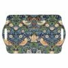 Morris & Co Strawberry Thief Blue Large Handled Tray -HARTS OF STUR Sales X0019518717 Morris And Co Strawberry Thief Blue Large Handled Tray