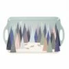 Sara Miller Frosted Pines Collection Large Handled Tray 2 Sara Miller Frosted Pines Collection Large Handled Tray -HARTS OF STUR Sales X0019519114 Sara Miller Frosted Pines Collection Large Handled Tray