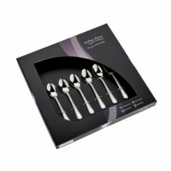 Arthur Price Classic Bead Set Of 6 Coffee Spoons