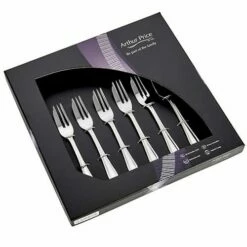 Arthur Price Classic Britannia Set Of 6 Pastry Forks