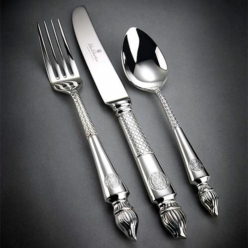 Clive Christian Empire Flame All Silver Table Spoon 4 Clive Christian Empire Flame All Silver Table Spoon - Image 2