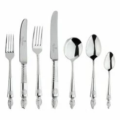Clive Christian Empire Flame All Silver 125 Piece 12 Person Canteen 6 Clive Christian Empire Flame All Silver 125 Piece 12 Person Canteen -HARTS OF STUR Sales ZESP2085 Clive Christian Empire Flame All Silver 125 Piece 12 Person Canteen 1