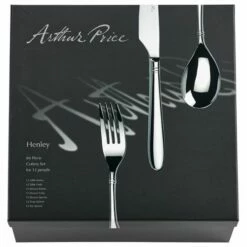 Arthur Price Signature Henley 84 Piece Cutlery Box Set Plus FREE Set Of 12 Tea Spoons -HARTS OF STUR Sales ZHEN8401 Arthur Price Signature Henley 84 Piece Set New 1