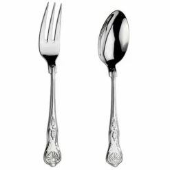 Arthur Price Classic Kings Serving Spoon & Fork Set