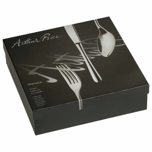 Arthur Price Signature Warwick 42 Piece Cutlery Box Set Plus FREE Set Of 6 Tea Spoons 4 Arthur Price Signature Warwick 42 Piece Cutlery Box Set Plus FREE Set Of 6 Tea Spoons - Image 2