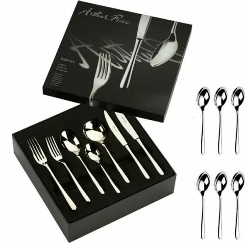 Arthur Price Signature Warwick 42 Piece Cutlery Box Set Plus FREE Set Of 6 Tea Spoons 3 Arthur Price Signature Warwick 42 Piece Cutlery Box Set Plus FREE Set Of 6 Tea Spoons