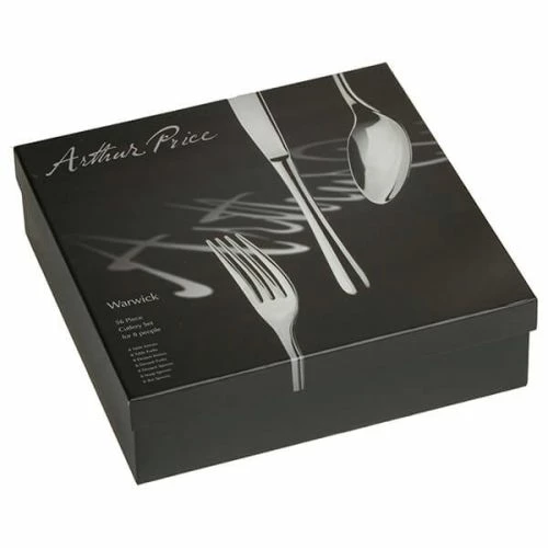 Arthur Price Signature Warwick 56 Piece Cutlery Box Set Plus FREE Set Of 8 Tea Spoons 4 Arthur Price Signature Warwick 56 Piece Cutlery Box Set Plus FREE Set Of 8 Tea Spoons - Image 2
