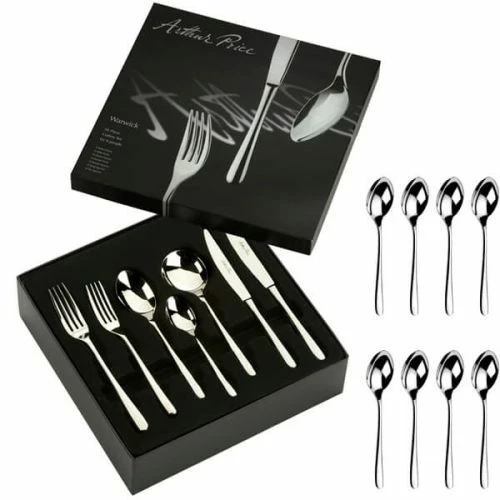 Arthur Price Signature Warwick 56 Piece Cutlery Box Set Plus FREE Set Of 8 Tea Spoons 3 Arthur Price Signature Warwick 56 Piece Cutlery Box Set Plus FREE Set Of 8 Tea Spoons